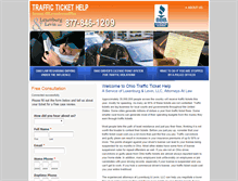 Tablet Screenshot of ohiotraffictickethelp.com